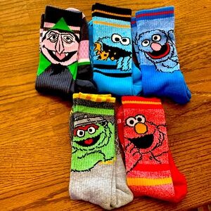 Unisex Adult Large Sesame Street Bombas Socks